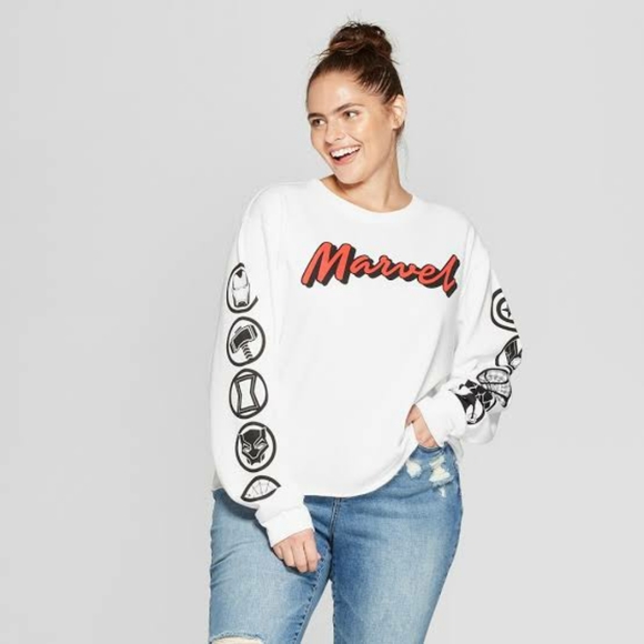 marvel sweatshirt women